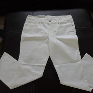 NWOT White Jean's, 16P Straight Leg fit